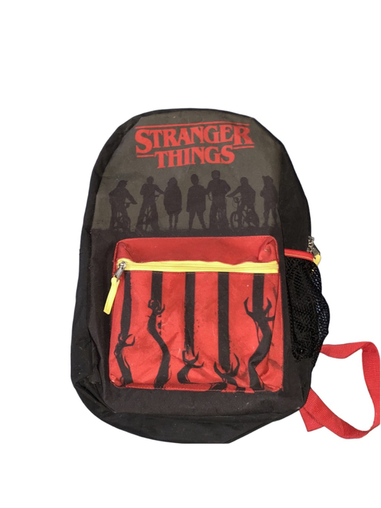 Stranger Things Other - Stranger Things Student Size Backpack Black Red